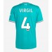 Liverpool Virgil van Dijk #4 Tredjedrakt 2025-26 Korte ermer